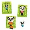 PUZZLE 3 NIVEIS, DJECO. PANDA FAMILY, (+ 18 M)