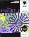 NEW ENGLISH FILE, BEGINNER. STUDENT'S BOOK + WORKBOOK WITH KEY