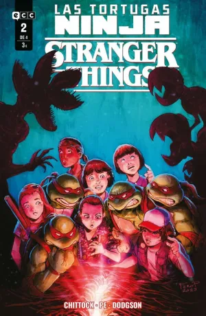 LAS TORTUGAS NINJA / STRANGER THINGS, 2 DE 4