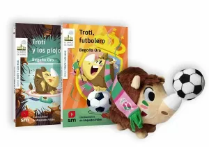 TROTI, FUTBOLERO. TROTI Y LOS PIOJOS  (LIBRO + BONECO)