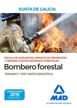 ESCALA DE AUXILIAR DEL SERVICIO DE PREVENCIÓN Y DEFENSA CONTRA INCENDIOS FORESTALES