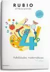 HABILIDADES MATEMÁTICAS, 4 AÑOS