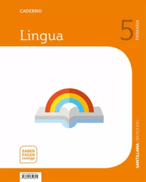 CADERNO, LINGUA 5 PRIM. SABER FACER CONTIGO