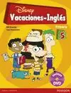 DISNEY VACACIONES - INGLES, 5 PRIMARIA  (+ DVD)