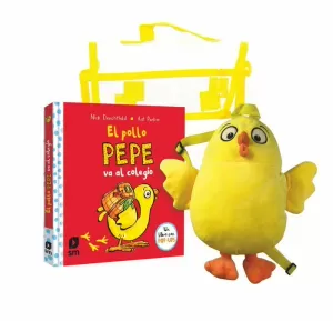 EL POLLO PEPE VA AL COLEGIO (LIBRO + BONECO)